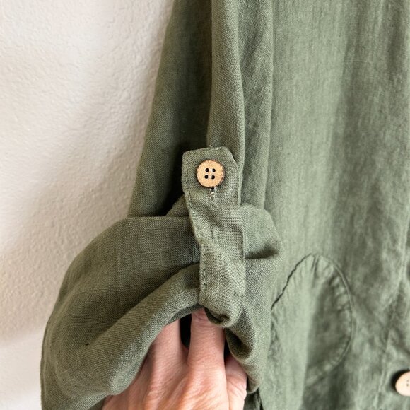100% Linen Swing Jacket - Picture 11 of 13